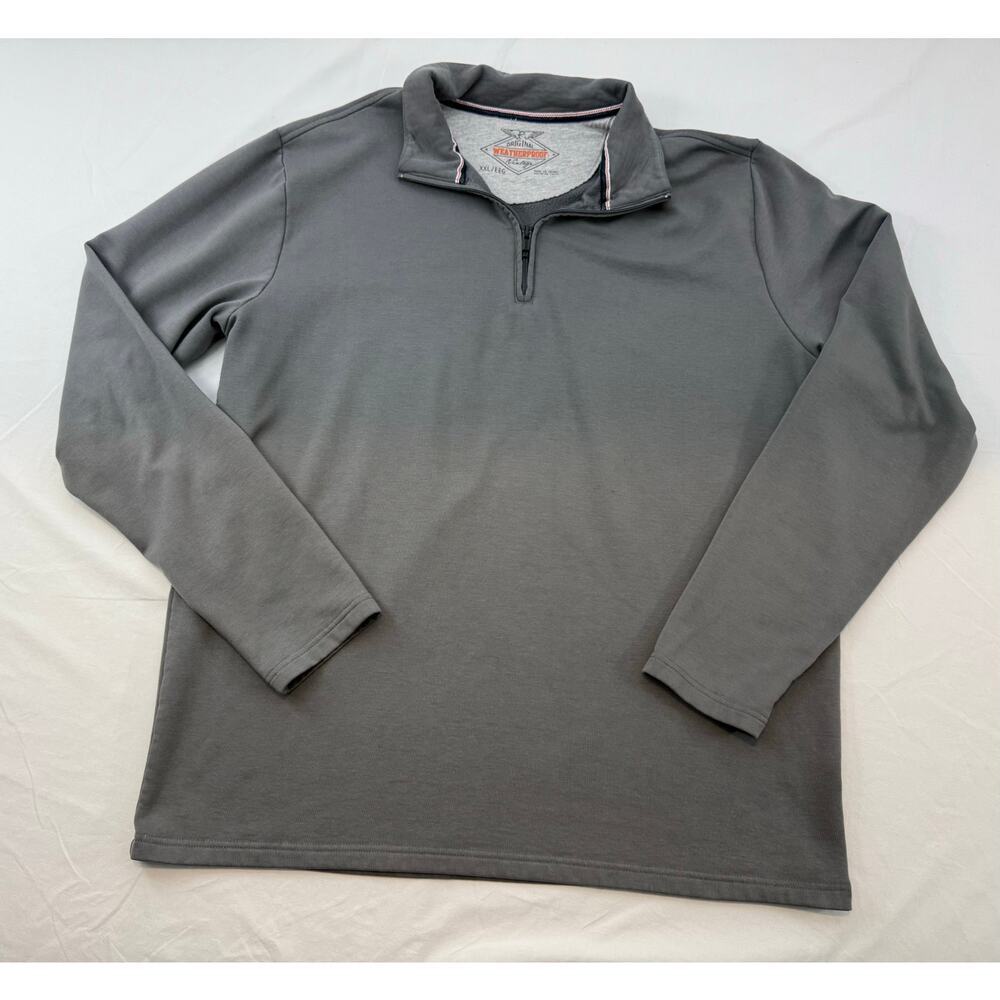 Men’s Weatherproof Quarter‎ Zip Pullover Gray Size XXL Outdoors Minimalist